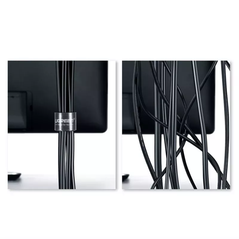 UGREEN LP124 Kabel-Organizer-Band 5m Schwarz