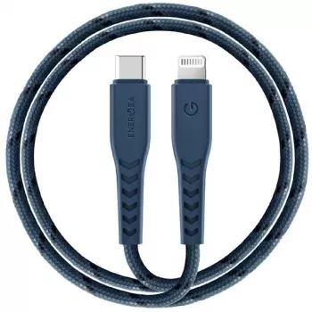 ENERGEA Nyloflex USB-C auf Lightning Kabel MFi zertifiziert 1,5m Blau
