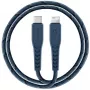 ENERGEA Nyloflex USB-C auf Lightning Kabel MFi zertifiziert 1,5m Blau
