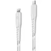ENERGEA Nyloflex USB-C auf Lightning Kabel 1,5m Weiß MFI