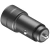 ENERGEA Alu Drive PD20+ Car Charger 38W 1xUSB-A + 1xUSB-C PD QC3.0 Gunmetal