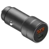 ENERGEA Alu Drive PD20+ Car Charger 38W 1xUSB-A + 1xUSB-C PD QC3.0 Gunmetal