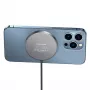 USAMS Magnetisches Wireless-Ladegerät 15W Aluminium Schwarz US-CD183