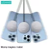 USAMS Magnetisches Wireless-Ladegerät 15W Aluminium Schwarz US-CD183