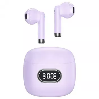 USAMS IA II Series True Wireless Bluetooth 5.3 Earbuds, Lila, TWS, In-Ear, IPX4, 28h Akkulaufzeit, USB-C