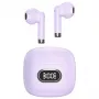 USAMS IA II Series True Wireless Bluetooth 5.3 Earbuds, Lila, TWS, In-Ear, IPX4, 28h Akkulaufzeit, USB-C