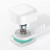 USAMS XMF Series CC202TC02 35W GaN USB-C-Netzladegerät mit einziehbarem USB-C-Kabel, PD+QC, Weiß