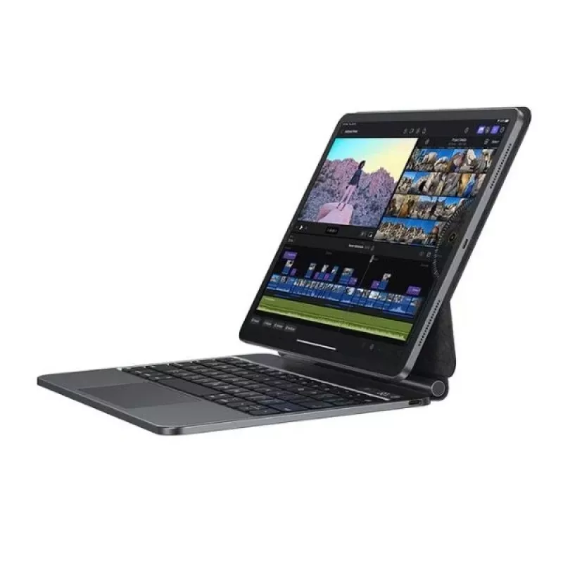 USAMS Protective Case mit Tastatur für iPad Pro 12.9 (2018-2022) Schwarz Miaoke Serie IPP12MG01 (US-BH876)