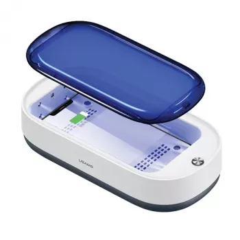 USAMS UV-C Sterilizer mit Wireless Charger 15W Weiß ZB151XDH01 (US-ZB151)