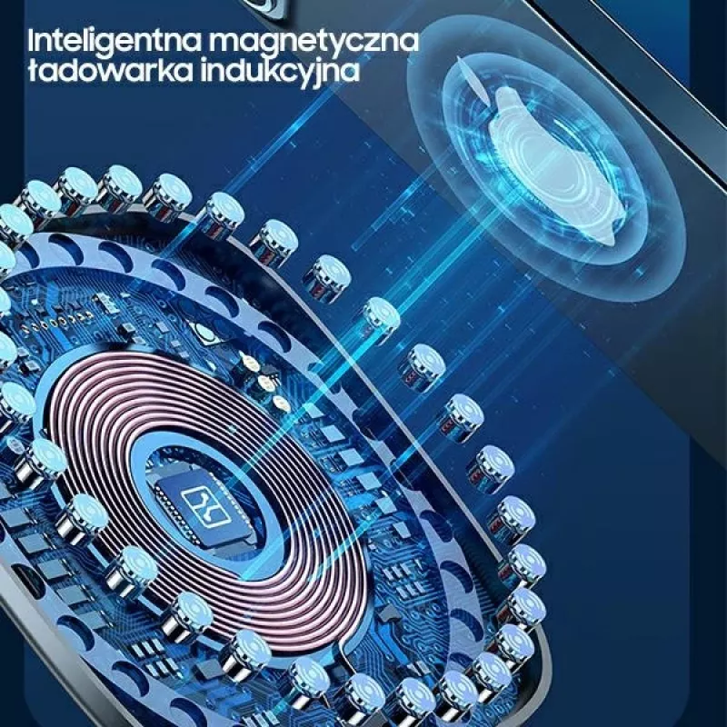 USAMS US-CD160 Magnetisches kabelloses Ladegerät 15W Aluminium Silber für iPhone 12/13/14/15 Serie