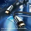 USAMS HDMI 2.1 Kabel 3m Ultra HD 8K 48Gbps Schwarz SJ498HD01