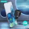 USAMS T42 Mini 25W USB-C PD3.0 Fast Charger (Only Head) Black CC140TC01