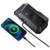 USAMS Jumpstarter Power Bank 8000mAh mit LED-Taschenlampe Schwarz ZB287