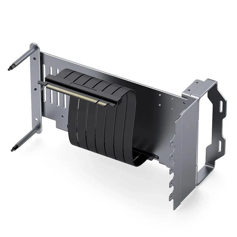 Jonsbo A50 Vertikales GPU-Montagekit, PCIe 5.0 Riser-Kabel 175 mm, Grau (A50 GRAY)