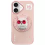 Nimmy Glasses Cool Cat MagSafe Case für iPhone 16, Pink