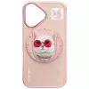 Nimmy Glasses Cool Cat MagSafe Case für iPhone 16, Pink