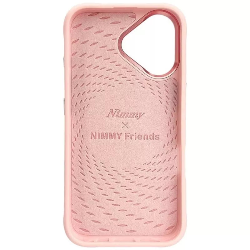 Nimmy Glasses Cool Cat MagSafe Case für iPhone 16, Pink