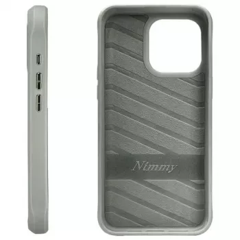 Nimmy Back Cover für Apple iPhone 15 Pro 6,1 inch Grau Glasses Cool Cat