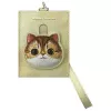 Nimmy 3-in-1 Handytasche, Geldbörse & Locator-Etui Set - Khaki - Big Eyed Pet 2.0 Cat