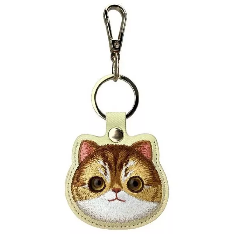 Nimmy 3-in-1 Handytasche, Geldbörse & Locator-Etui Set - Khaki - Big Eyed Pet 2.0 Cat