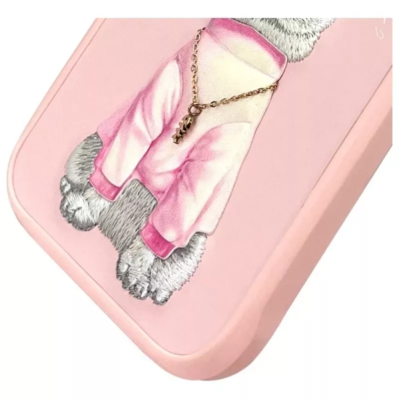 Nimmy Case für iPhone 16 Pro 6,3 inch Pink Glasses Cool Cat