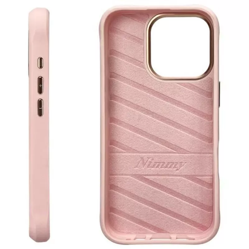 Nimmy Glasses Cool Cat Back Cover Case für Apple iPhone 16 Pro Max 6,9 inch Pink
