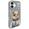 Nimmy Cool&Cute 2.0 Bear Case für Apple iPhone 16 6,1 inch Grau