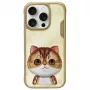 Nimmy Big Eyed Pet 2.0 Cat Case für Apple iPhone 16 Pro Max 6,9 inch - Khaki