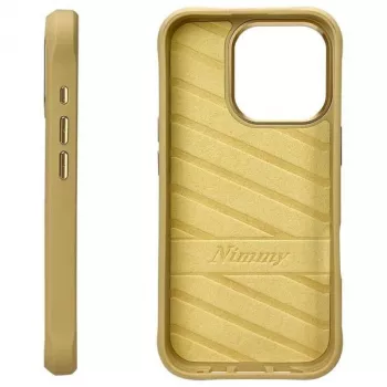 Nimmy Big Eyed Pet 2.0 Cat Case für Apple iPhone 16 Pro Max 6,9 inch - Khaki