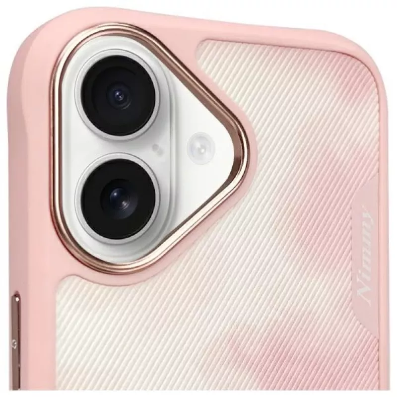 Nimmy Big Eyed Pet 2.0 Cat Back Cover Case für Apple iPhone 16 6,1 inch - Pink