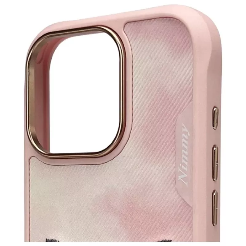 Nimmy Big Eyed Pet 2.0 Cat Case für Apple iPhone 16 Pro 6,3 inch Pink