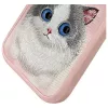 Nimmy Big Eyed Pet 2.0 Cat Case für Apple iPhone 16 Pro 6,3 inch Pink