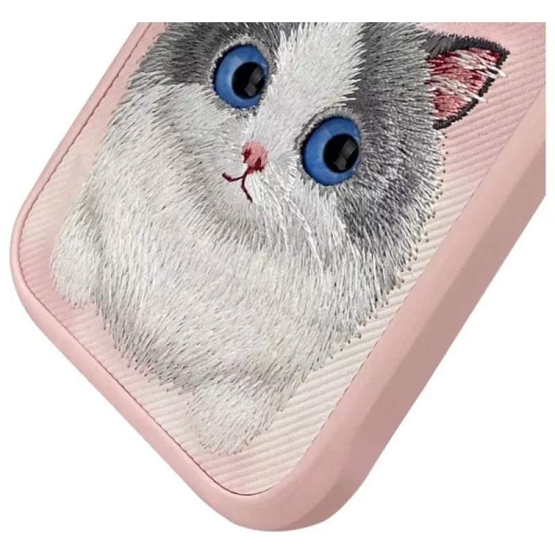 Nimmy Big Eyed Pet 2.0 Cat Case für Apple iPhone 16 Pro Max 6,9 inch - Pink