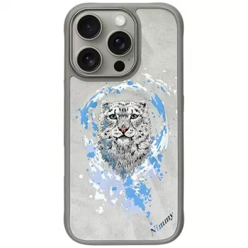 Nimmy Pantera MagSafe Case für iPhone 16 Pro Hellgrau