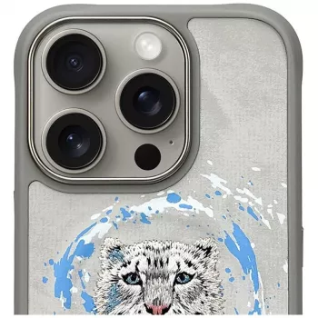 Nimmy Pantera MagSafe Case für iPhone 16 Pro Hellgrau