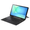 Dux Ducis DK Series Tastaturhülle für Samsung Galaxy Tab S10 FE+ (Plus) mit Hintergrundbeleuchtung - Schwarz