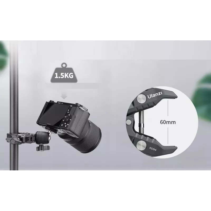 Ulanzi R099 Super Clamp mit Kugelkopf