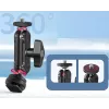 Ulanzi R098 Magic Arm Doppelkugelkopf Gelenkarm mit 1/4 inch Schraube und Kaltgeräteschuh, Schwarz