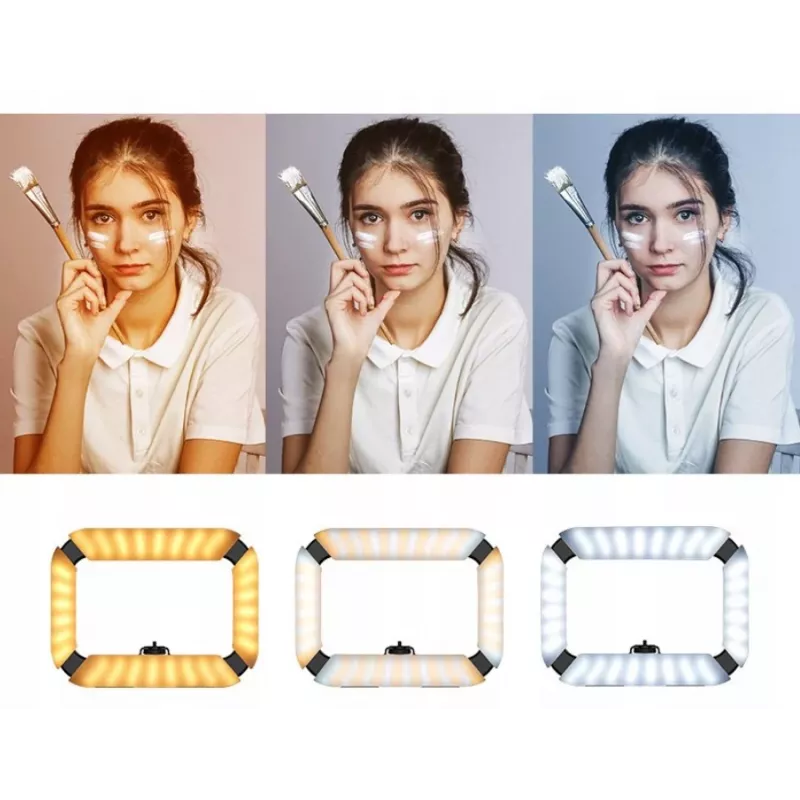 Ulanzi U200 LED-Videoleuchte mit Smartphone-Halterung - Bi-Color 2500K-8500K