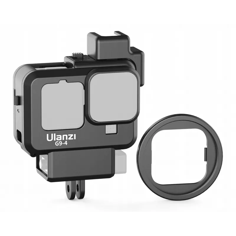 Ulanzi SB6049 Rahmenhalterung + Mikrofonadapter + Filterset für GoPro HERO 9/10 Black