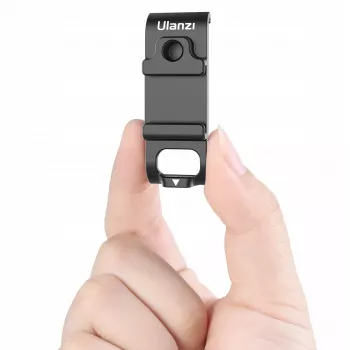 Ulanzi G9-6 Akku-Seitendeckel mit Kaltgeräteschuh und 1/4 inch-Gewinde für GoPro Hero 9/10/11/12 Schwarz