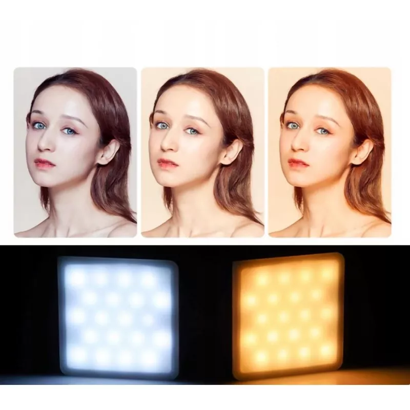 Ulanzi VL49 RGB Pro LED Video Light 60 LEDs 2500mAh mit Magnetbefestigung und Wabengitter