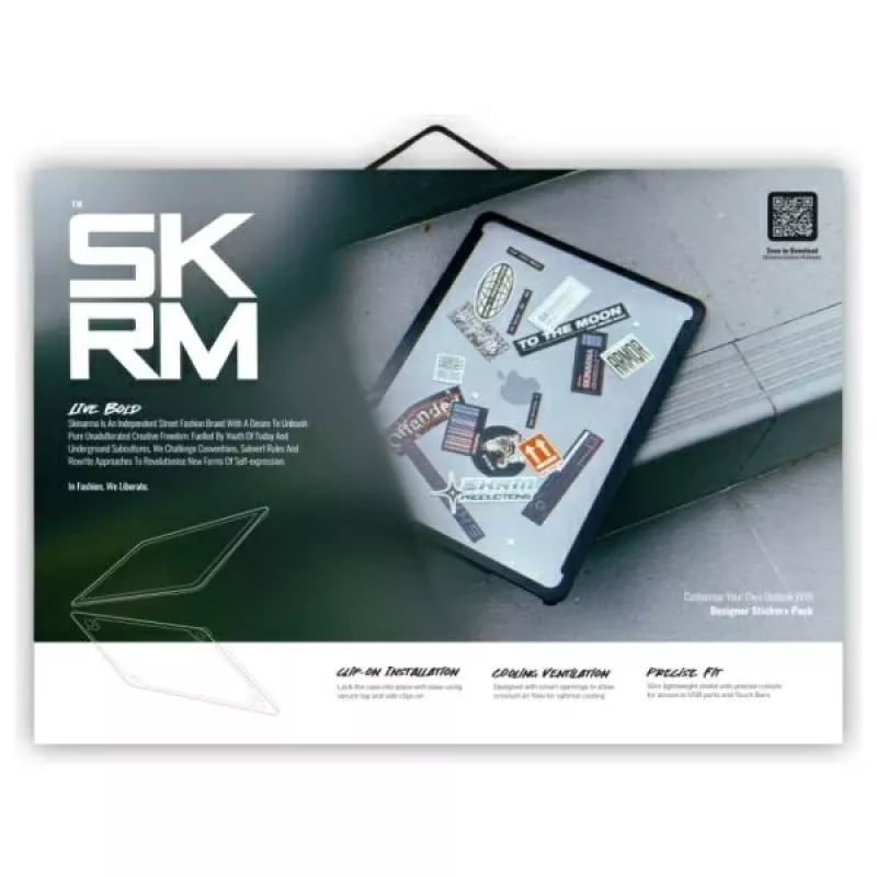 Skinarma Henko Hard Case für MacBook Air 13 Zoll (2018-2020) - Frost Clear