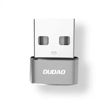 Dudao L16AC USB-A auf USB-C Adapter - Space Gray