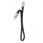 Dudao L10P USB-C auf Lightning Kabel 20W 0,23m Weiß