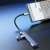 Dudao A16T USB-A Hub 4-Port USB 2.0 Schwarz