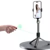 Dudao F18 Bluetooth Selfie Stick mit Stativ 110 cm Schwarz