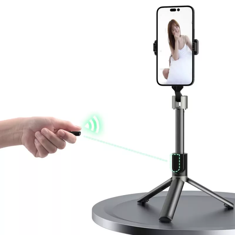 Dudao F18 Bluetooth Selfie Stick mit Stativ 110 cm Schwarz