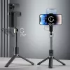 Dudao F18 Bluetooth Selfie Stick mit Stativ 110 cm Schwarz