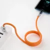Dudao L24CC USB-C auf USB-C Winkelkabel 120W 1m 180° Drehung Orange